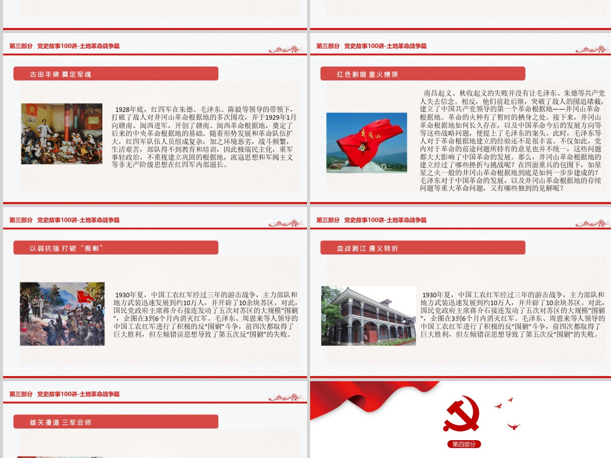 1921-2021党史故事100讲建党100周年七一建党节党史小故事专题党课ppt