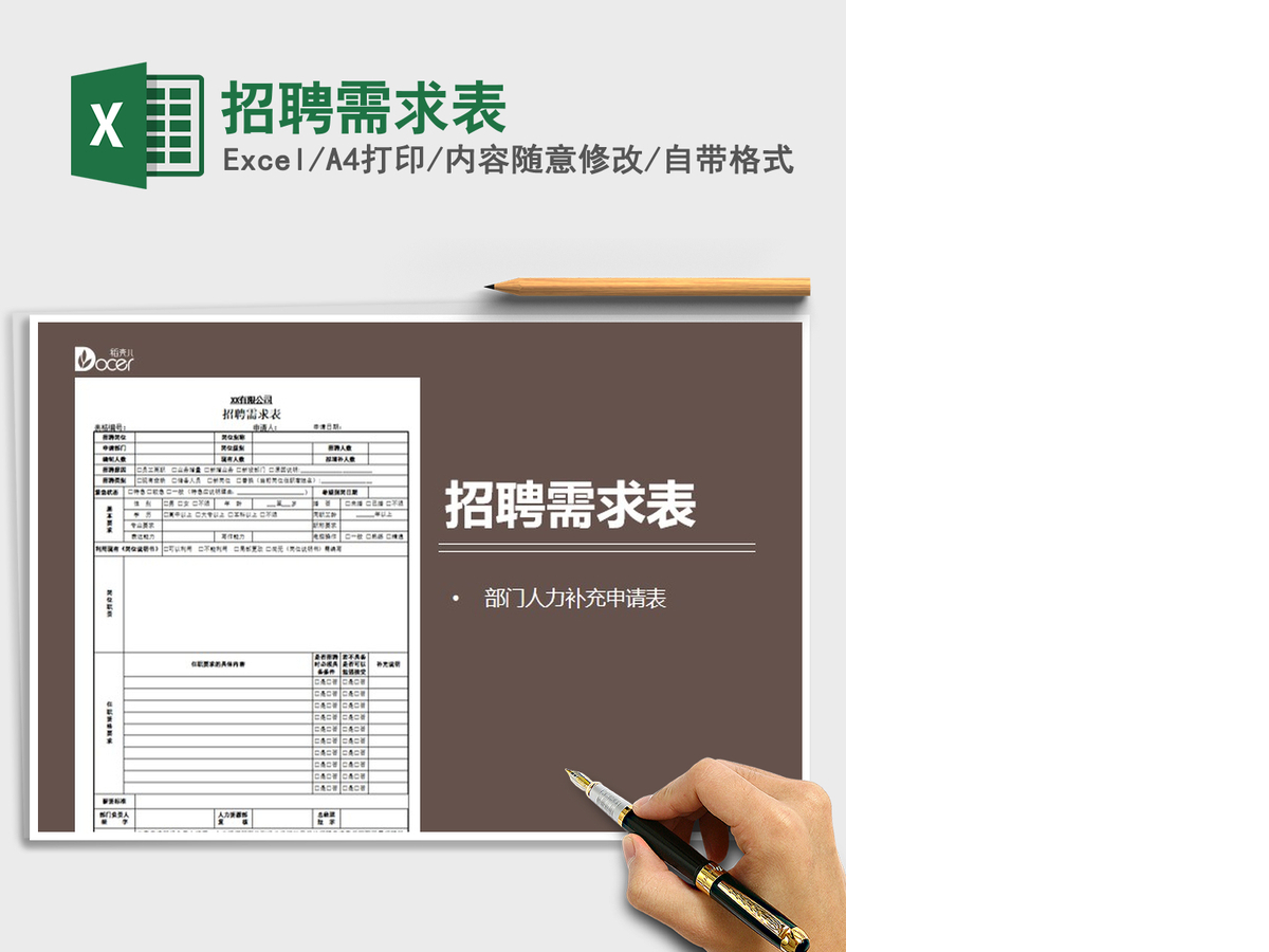 2021年招聘需求表