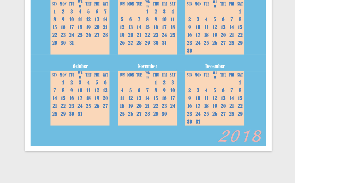 蓝橘色时尚风格excel表格模板