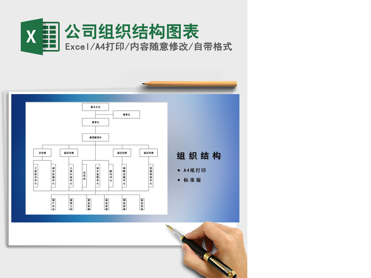 2021年公司组织结构图表