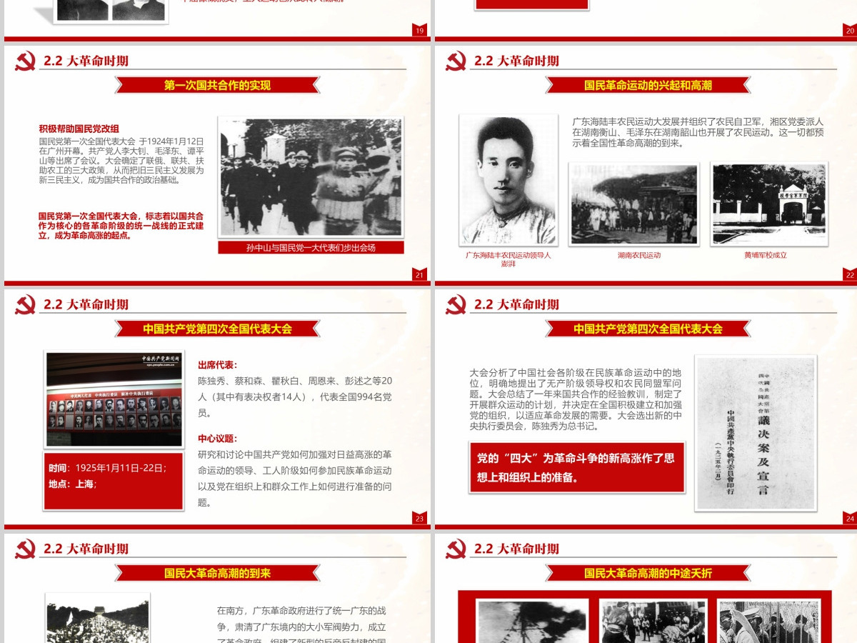中国共产党党史PPT-含讲稿