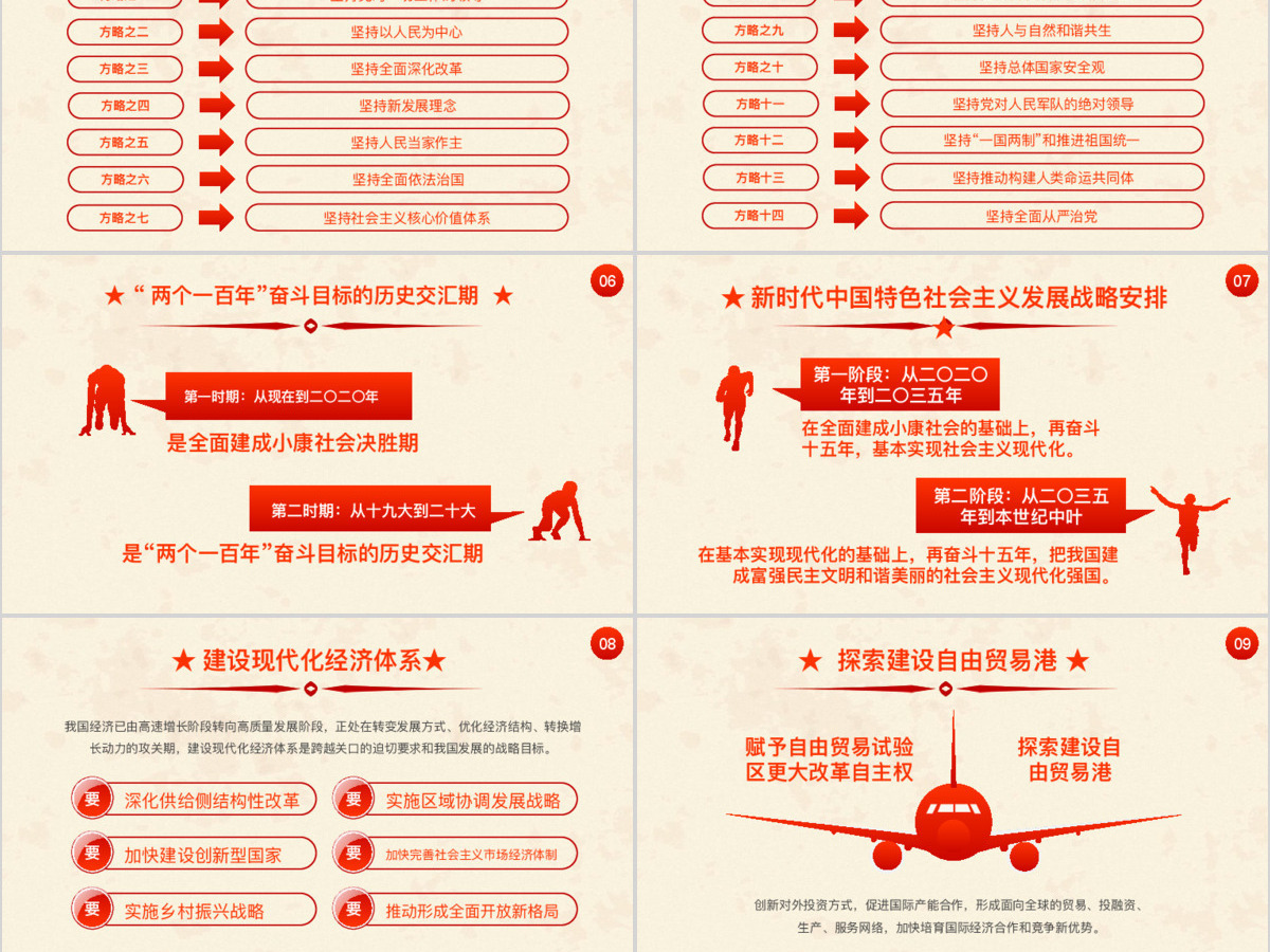 十九大报告19条新提法新概念微党课PPT