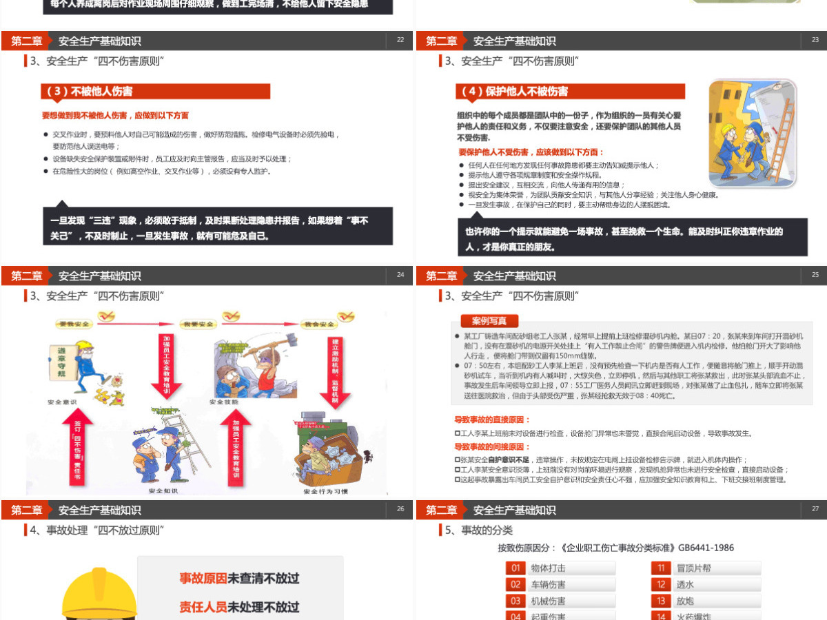 员工安全教育安全生产安全管理培训PPT