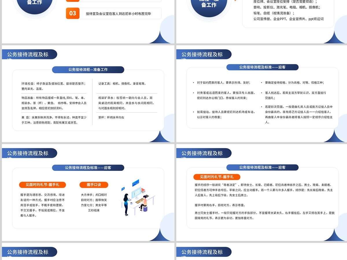 2024公司接待标准及办会流程PPT简约风公司新员工礼仪接待培训课件模板 2024公司接待标准及办会流程PPT简约风公司新员工礼仪接待培训课件模板