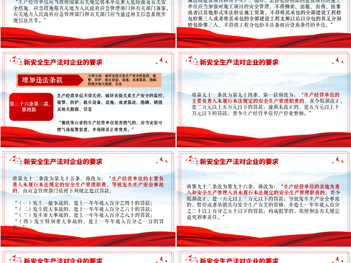 解读新《安全生产法》企业安全生产培训入职教育学习课件PPT模板