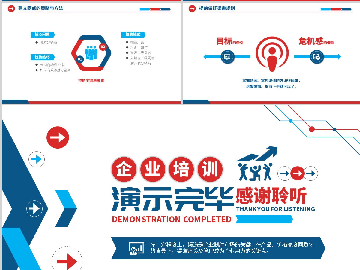 原创营销市场渠道建设与管理企业职场培训PPT-版权可商用