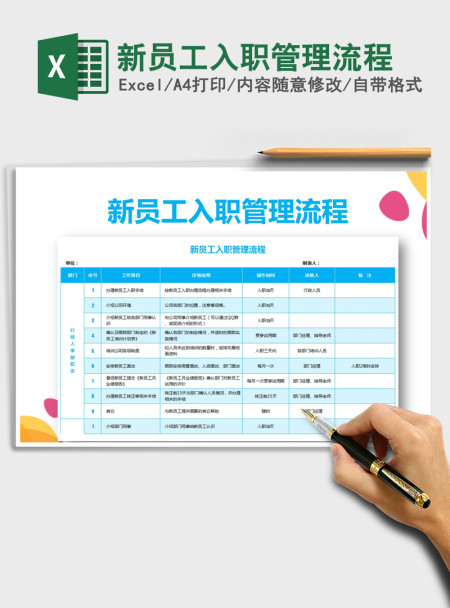 2021年新员工入职管理流程