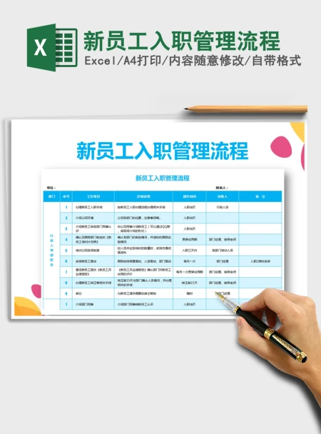2021年新员工入职管理流程 2021年新员工入职管理流程