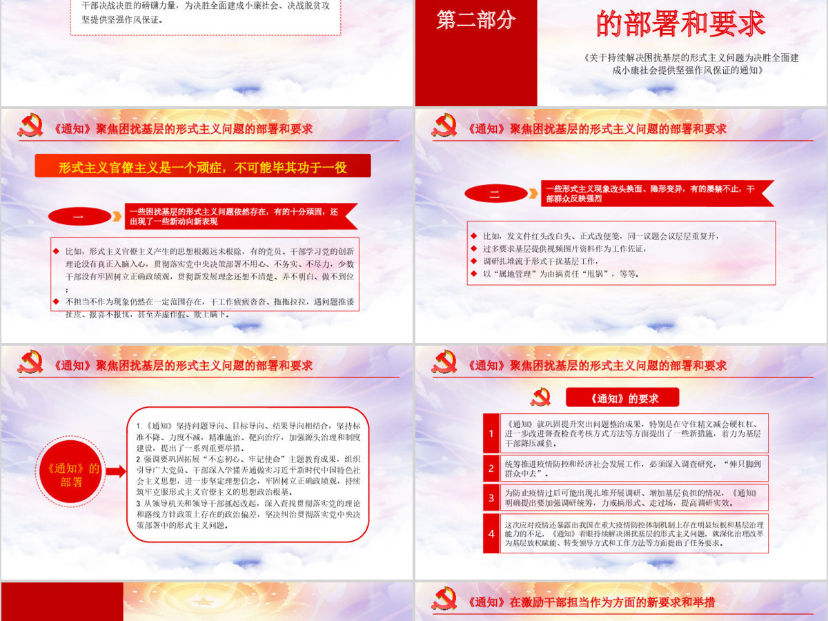 原创关于持续解决困扰基层的形式主义问题为决胜全面建成小康社会提供坚强作风保证的通知