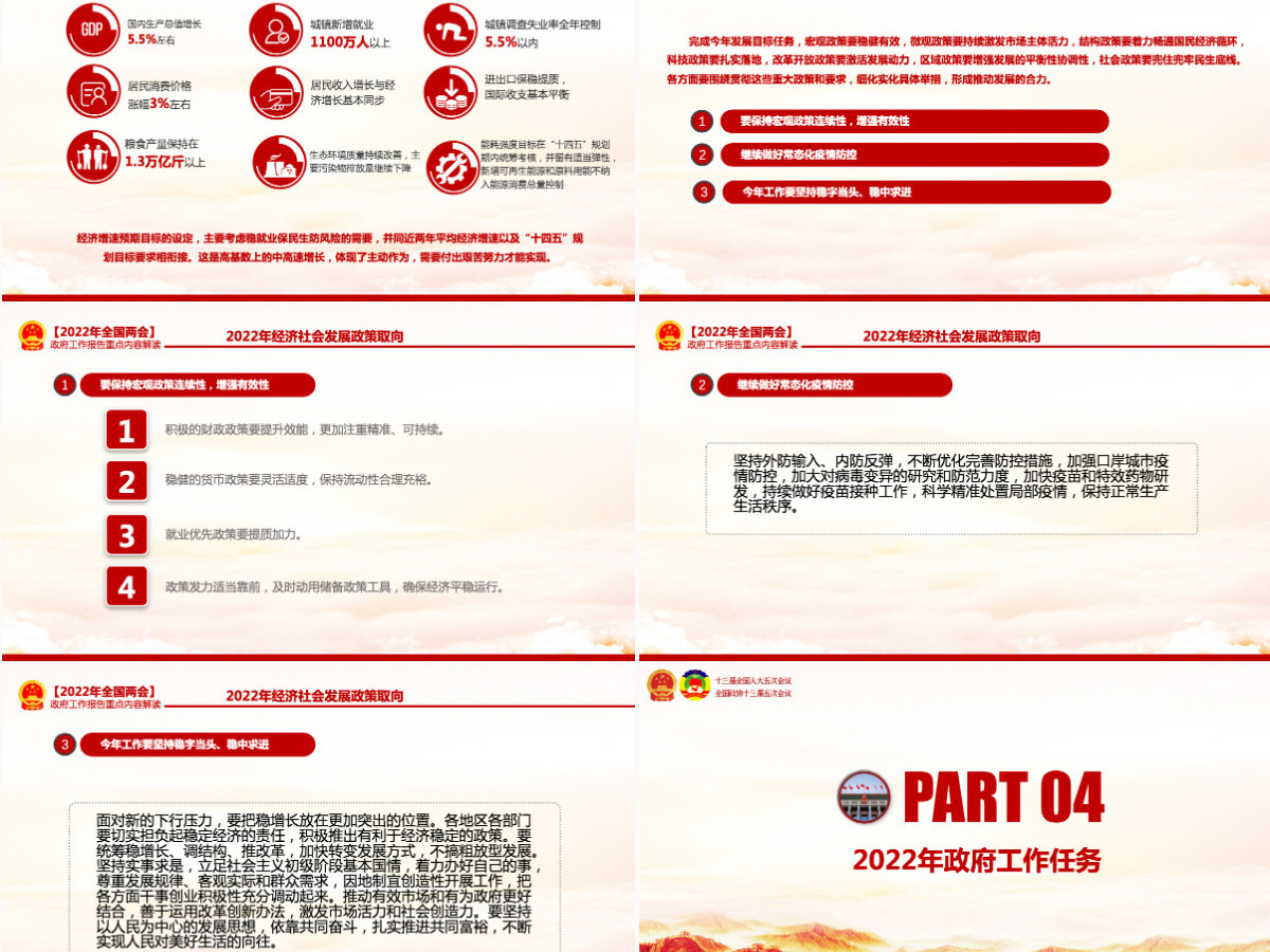 奋进新征程建功新时代红色大气深入学习贯彻全国两会精神党课课件PPT-含讲稿 奋进新征程建功新时代红色大气深入学习贯彻全国两会精神党课课件PPT-含讲稿