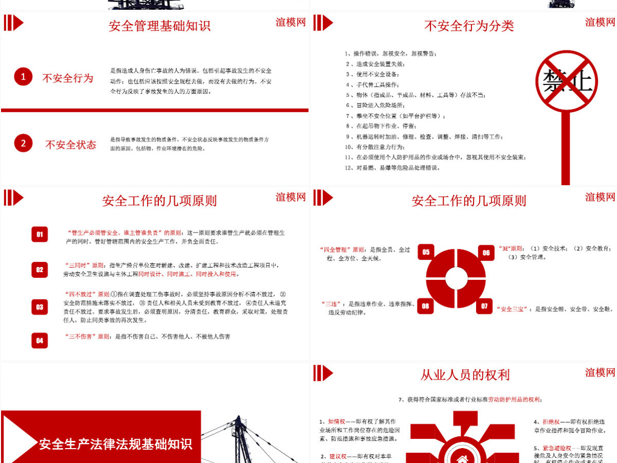 红色商务风企业安全生产管理培训安全管理PPT模板 红色商务风企业安全生产管理培训安全管理PPT模板