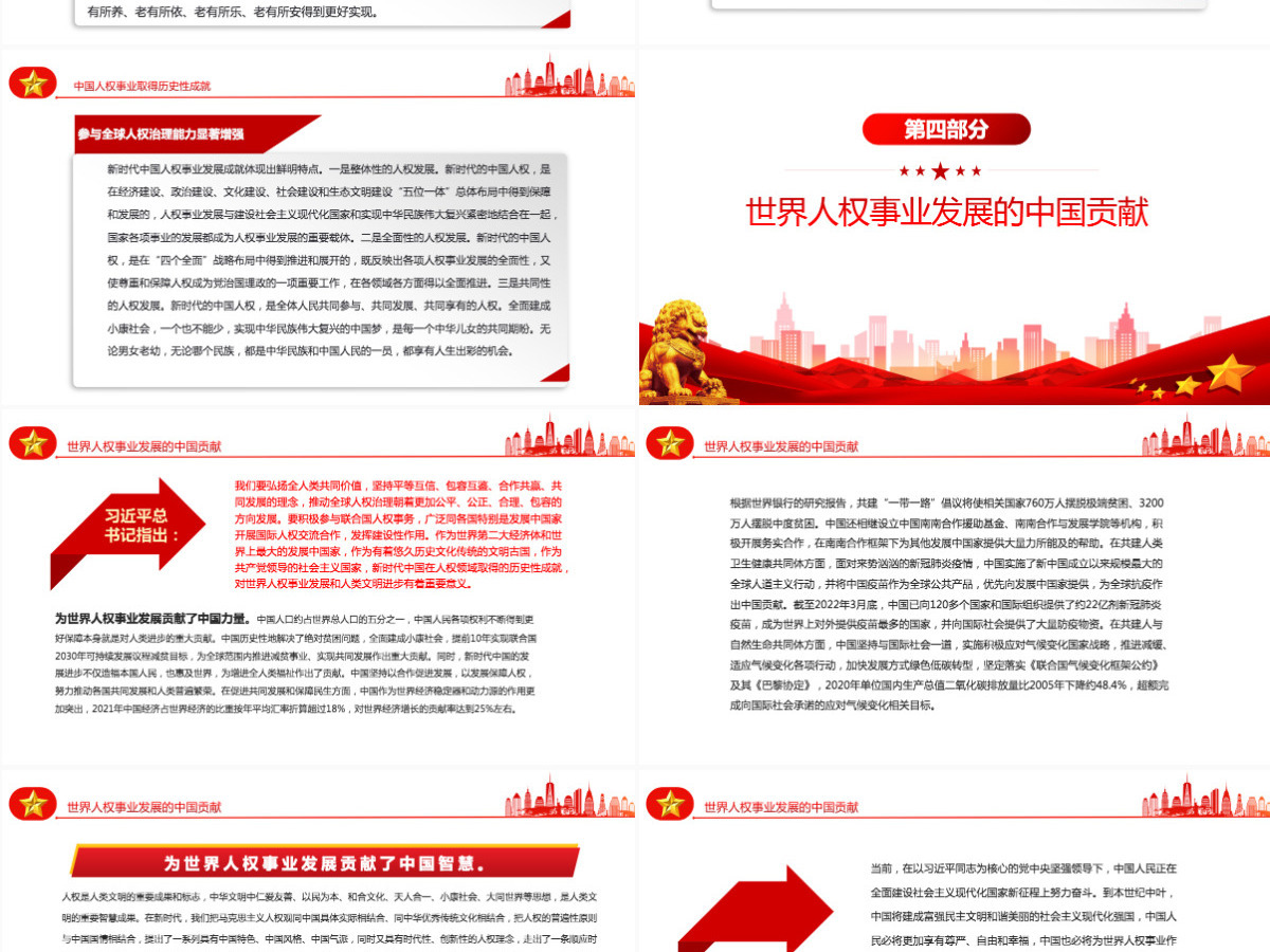 谱写新时代人权事业新篇章党政风党员干部学习教育专题党课课件模板PPT 谱写新时代人权事业新篇章党政风党员干部学习教育专题党课课件模板PPT