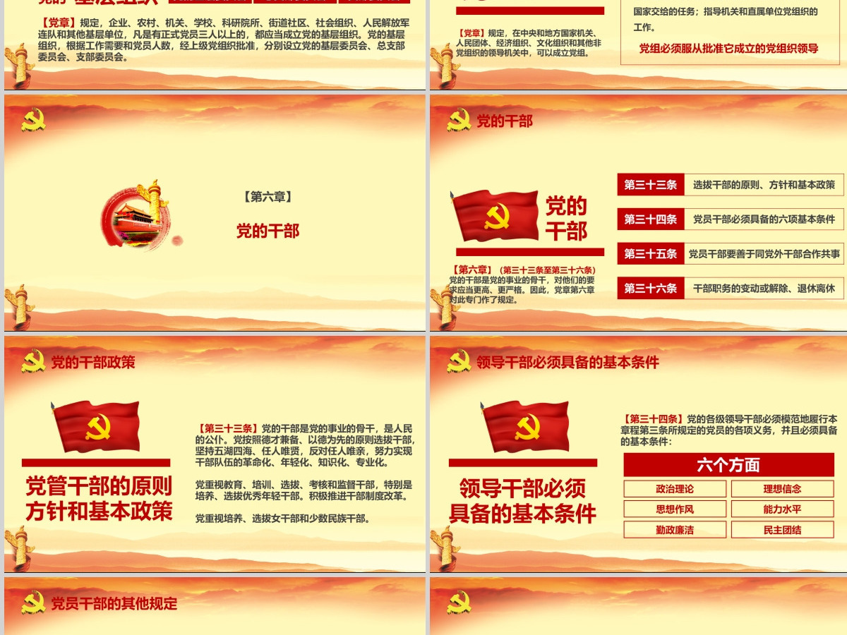 全方位解读学习党的章程十九大新党章PPT--含讲稿