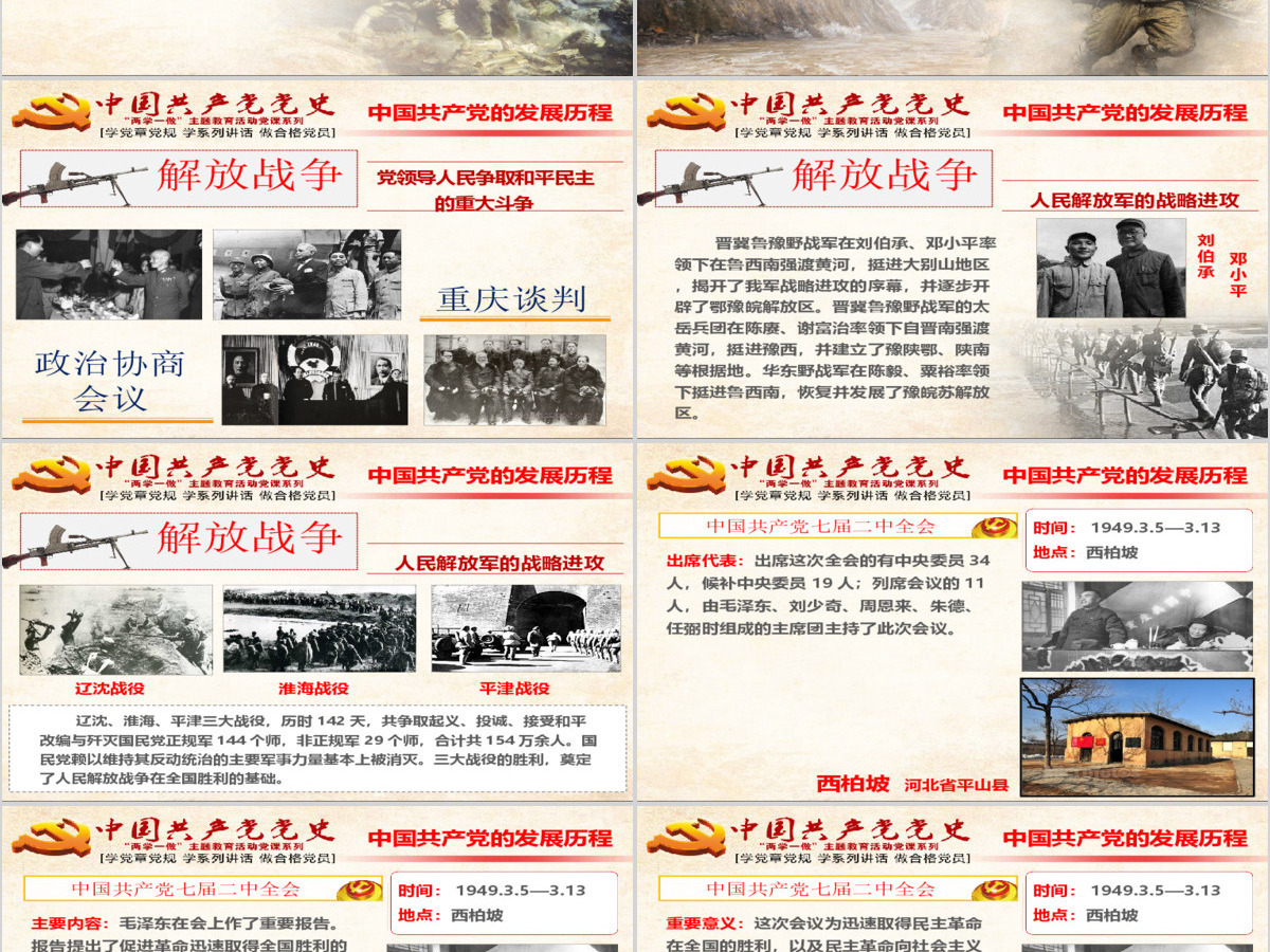 中国共产党党史课件--含讲稿（含遵义会议视频）