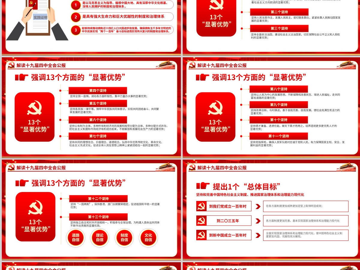 2021党支部党委党组七一建党最新党课我们走在大路上动态PPT模板-含讲稿