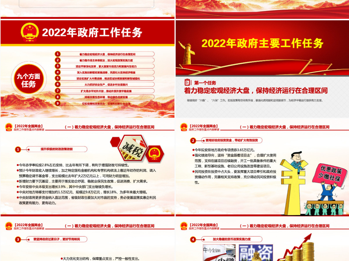 奋进新征程建功新时代红色大气深入学习贯彻全国两会精神党课课件PPT-含讲稿 奋进新征程建功新时代红色大气深入学习贯彻全国两会精神党课课件PPT-含讲稿