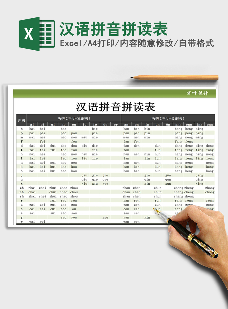 2021年汉语拼音拼读表 2021年汉语拼音拼读表