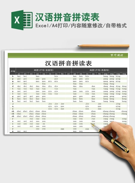 2021年汉语拼音拼读表 2021年汉语拼音拼读表
