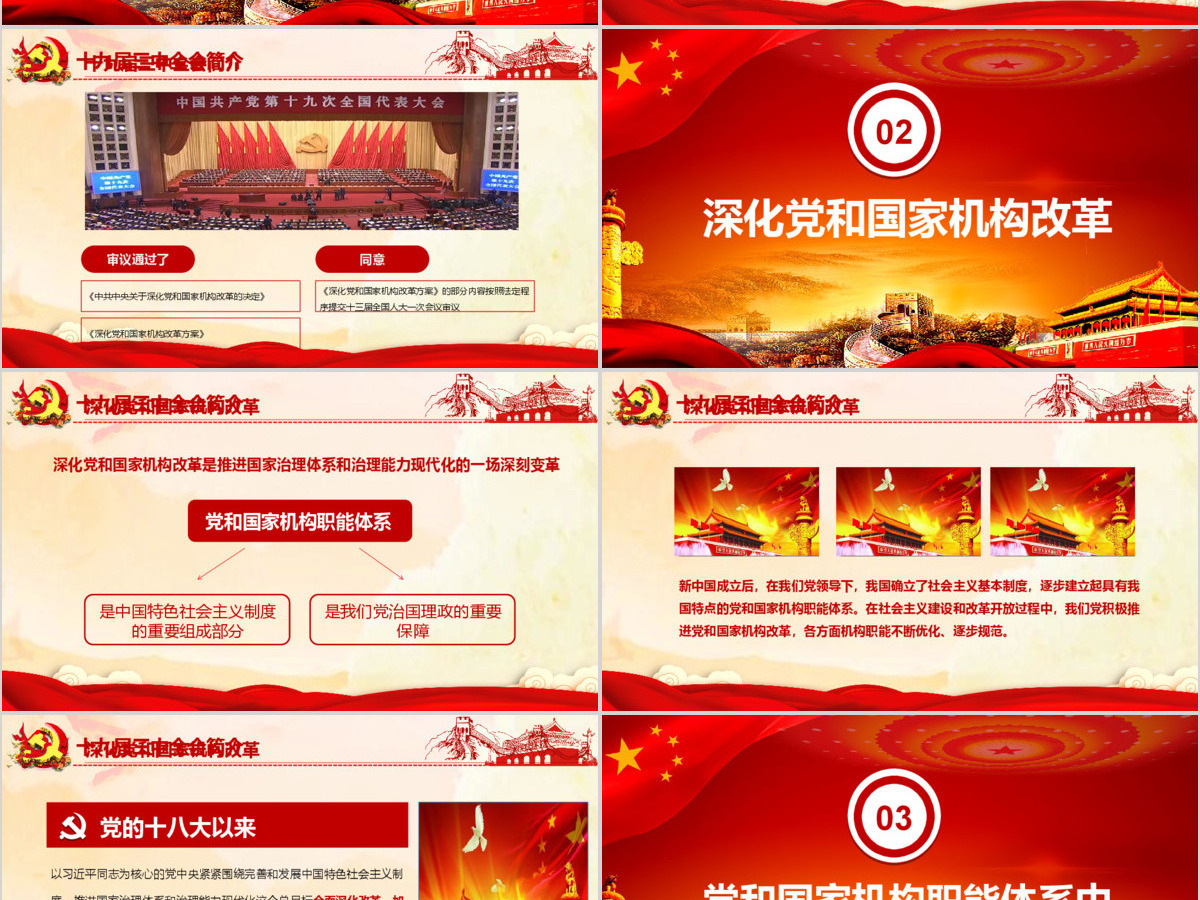 十九届三中全会会议精神学习解读PPT
