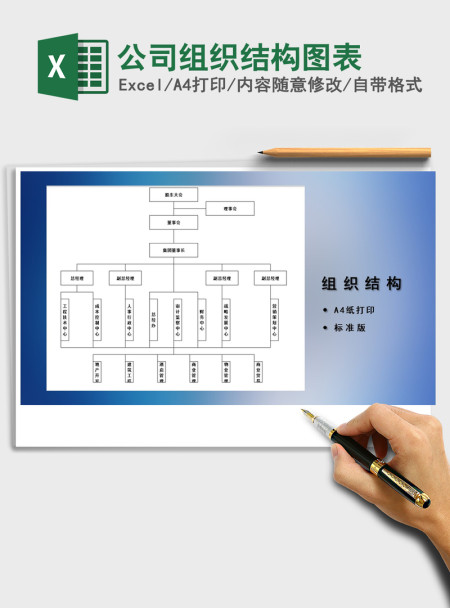 2021年公司组织结构图表