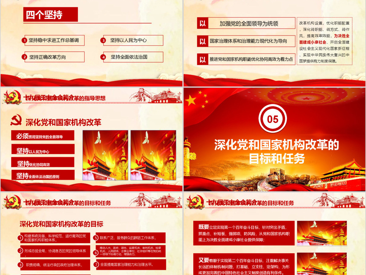 十九届三中全会会议精神学习解读PPT