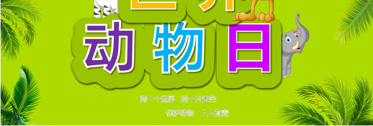 世界动物日介绍保护动物ppt