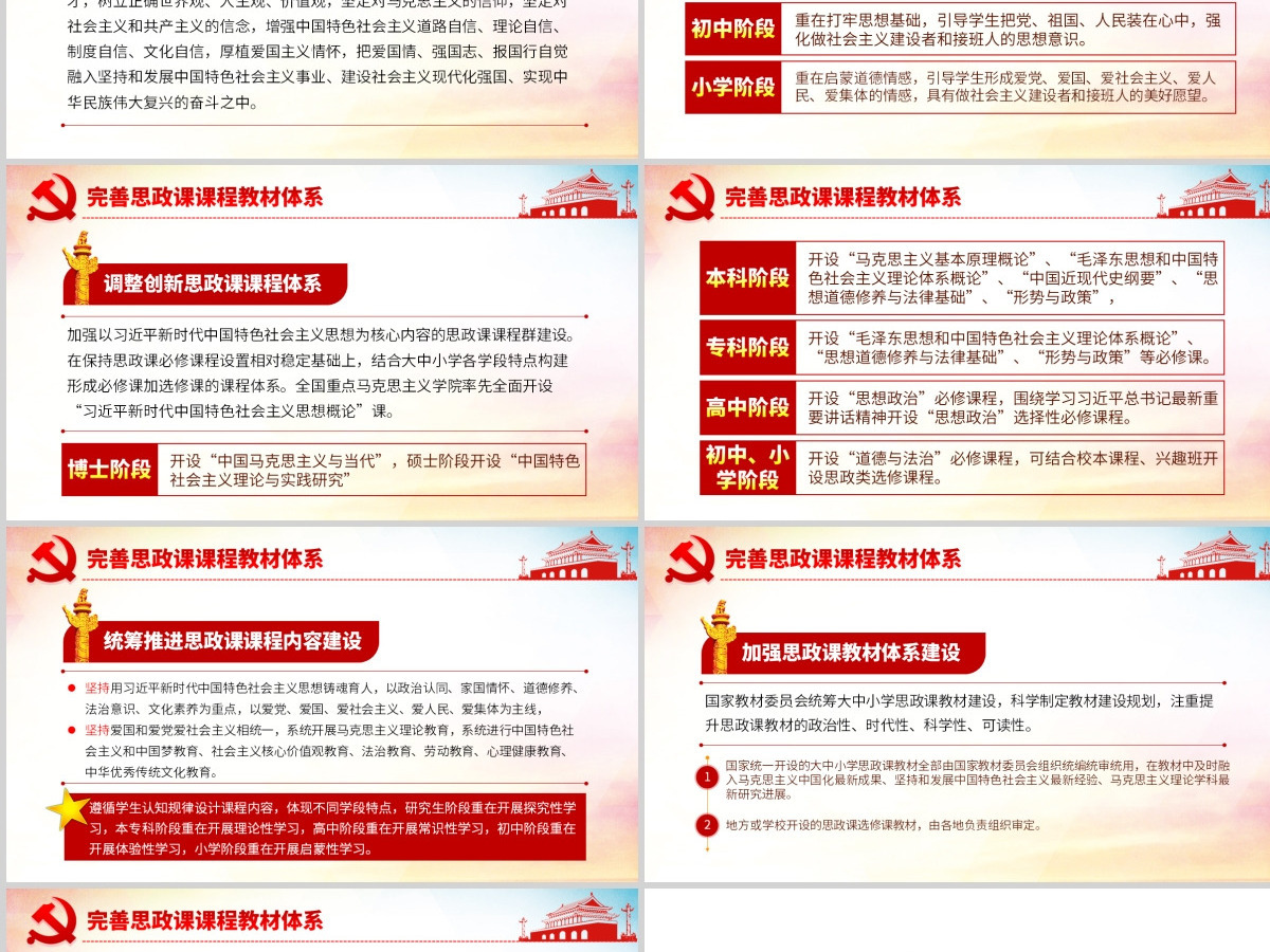 原创关于深化新时代学校思想政治理论课改革创新的若干意见PPT-版权可商用含讲稿