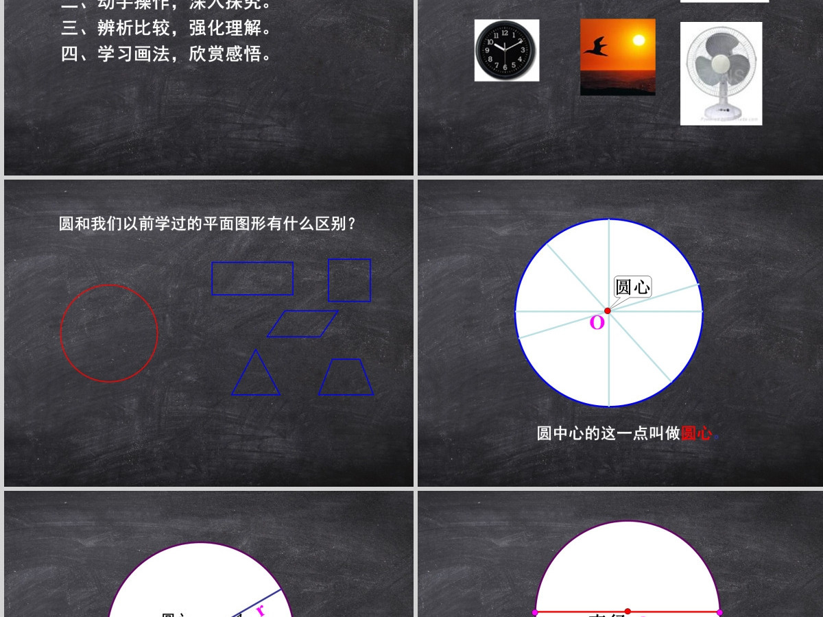 六年级数学上册圆的认识说课课件PPT