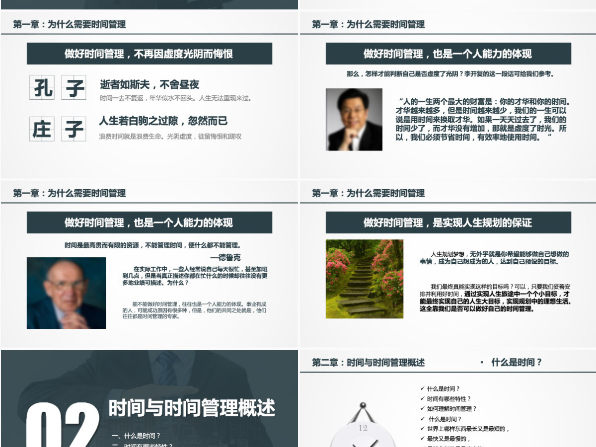 时间管理培训ppt模板幻灯片 时间管理培训ppt模板幻灯片