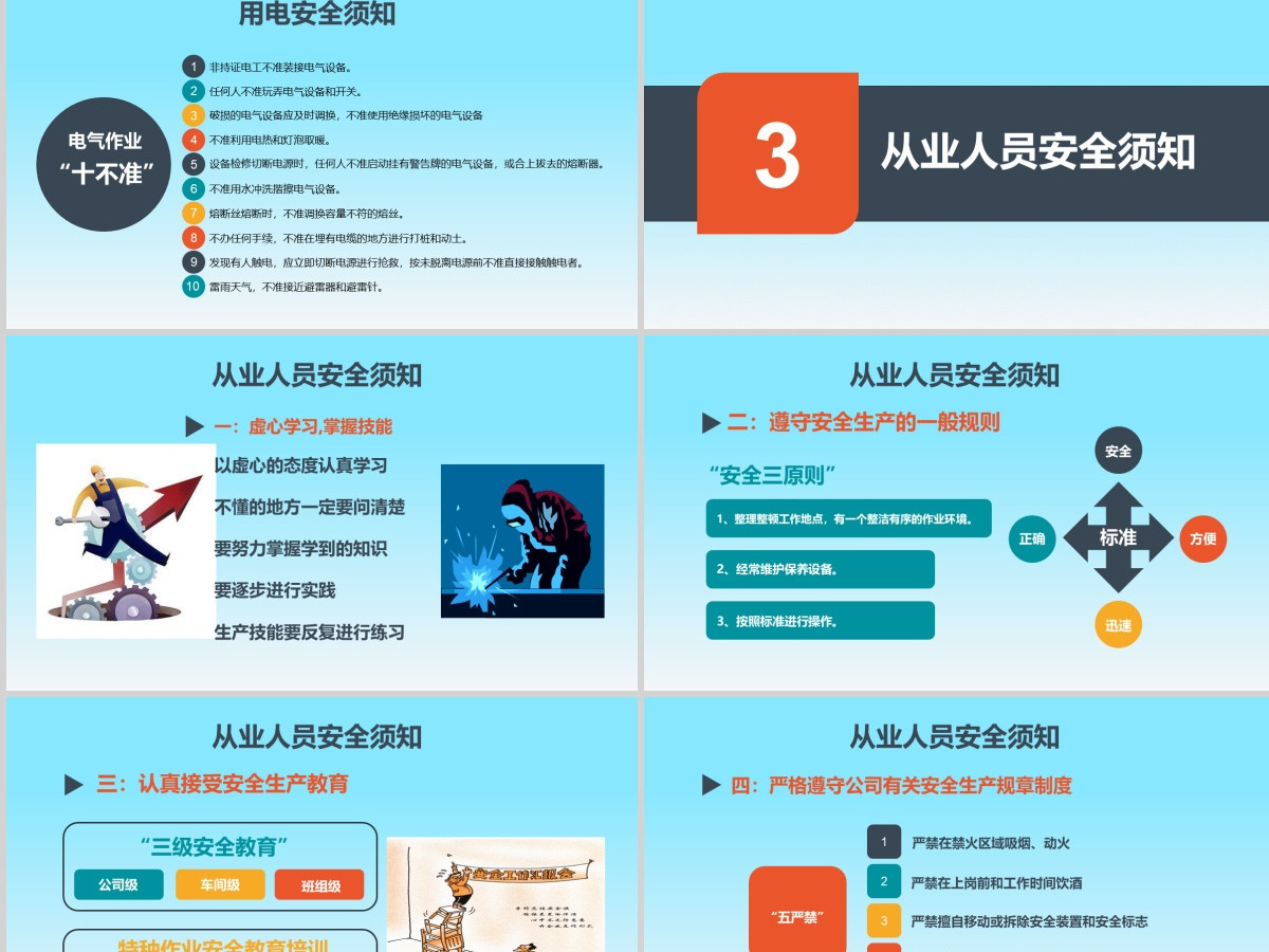 2020安全生产月培训课程PPT模板 2020安全生产月培训课程PPT模板