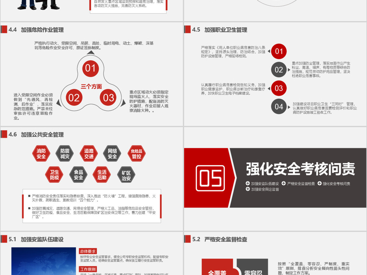 安全生产安监工作一岗双责安全风险PPT