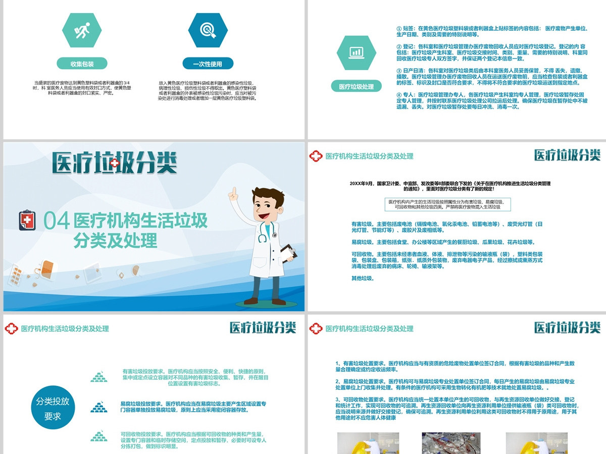 医疗垃圾分类分类叙述ppt