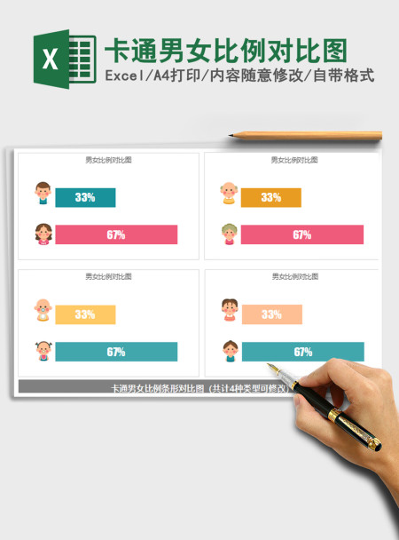 2021年卡通男女比例对比图 2021年卡通男女比例对比图