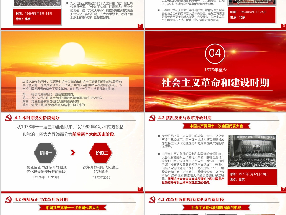 中国共产党党史PPT-含讲稿