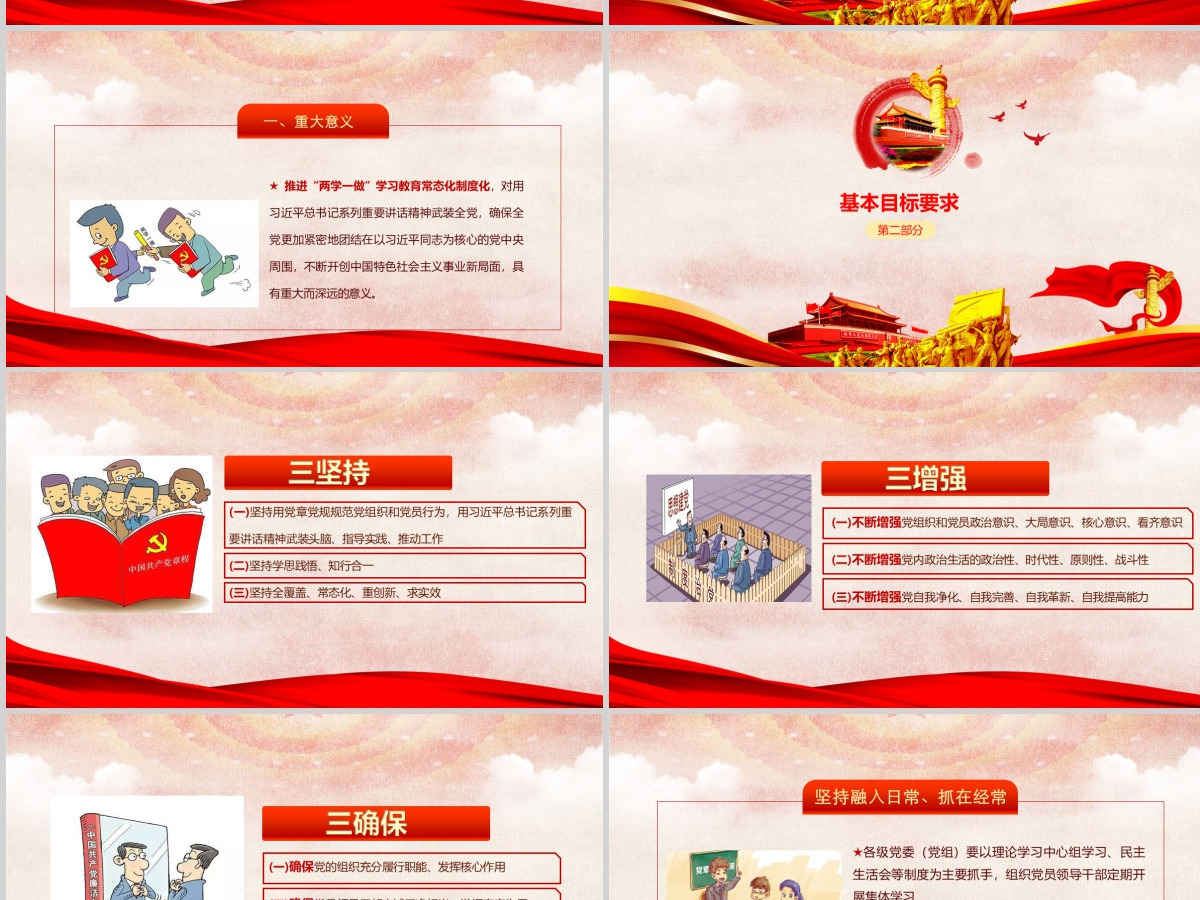 两学一做学习教育常态化制度化应知应会ppt 两学一做学习教育常态化制度化应知应会ppt
