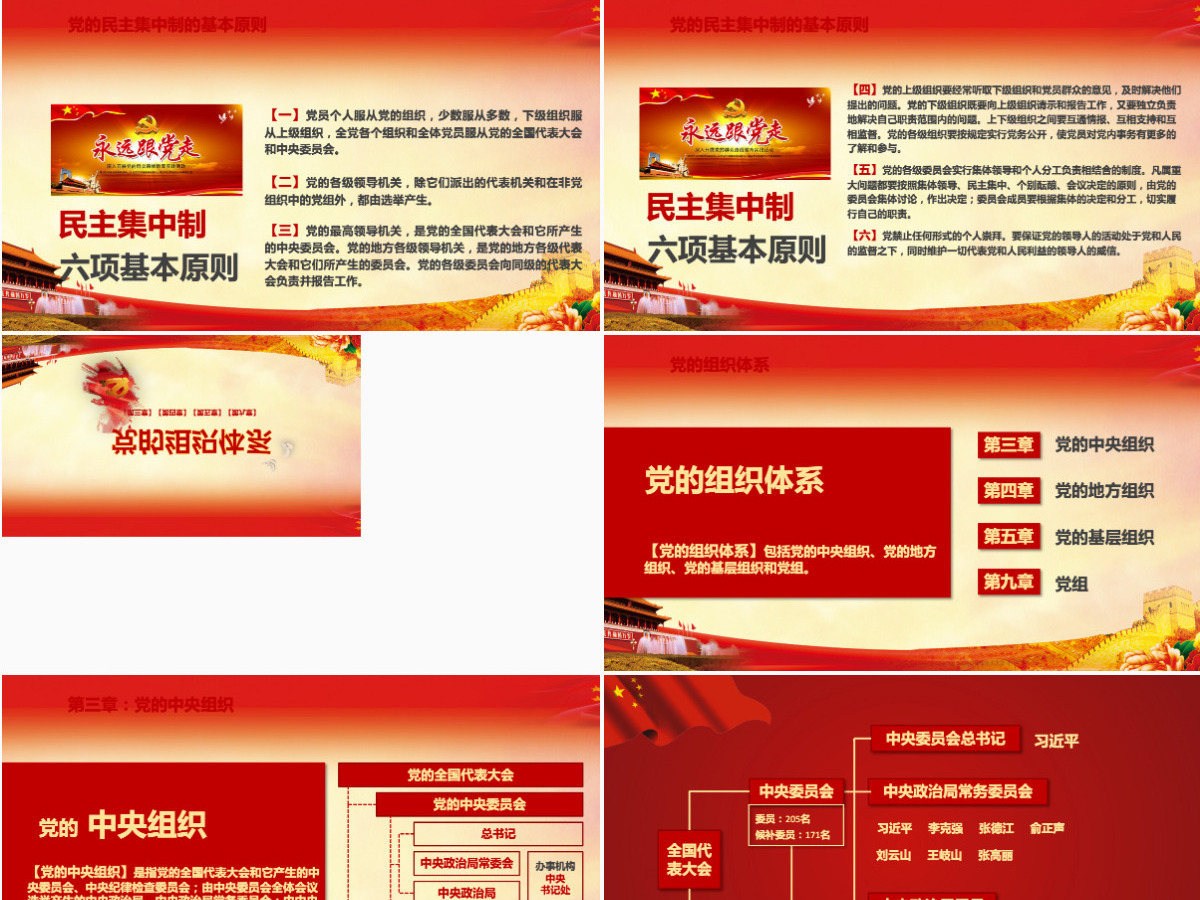 详细解读学习党的章程十九大新党章PPT
