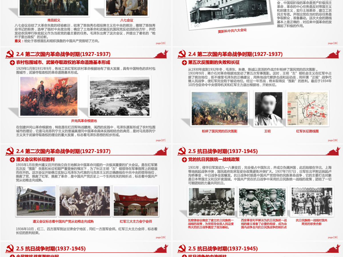 中国共产党中共党史党支部党员学习PPT-含讲稿 中国共产党中共党史党支部党员学习PPT-含讲稿