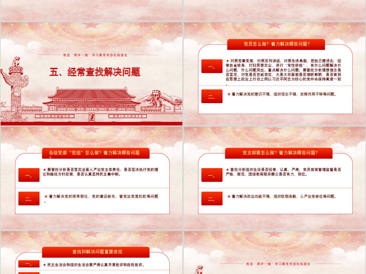 两学一做学习教育常态化制度化的意见ppt 两学一做学习教育常态化制度化的意见ppt