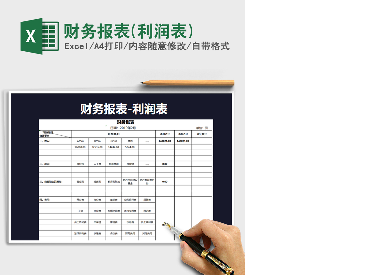 2021年财务报表(利润表)