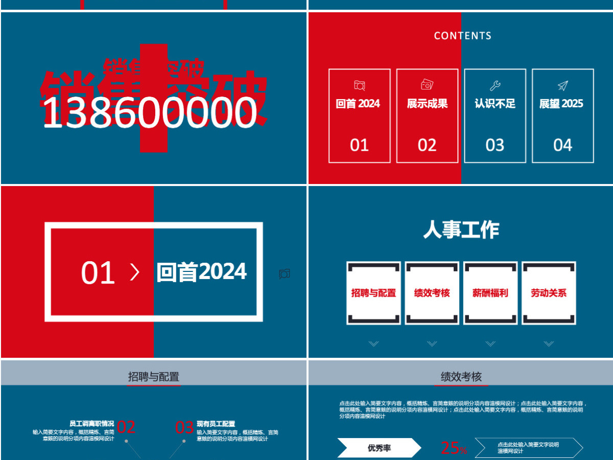 人事部行政部年终总结PPT 人事部行政部年终总结PPT