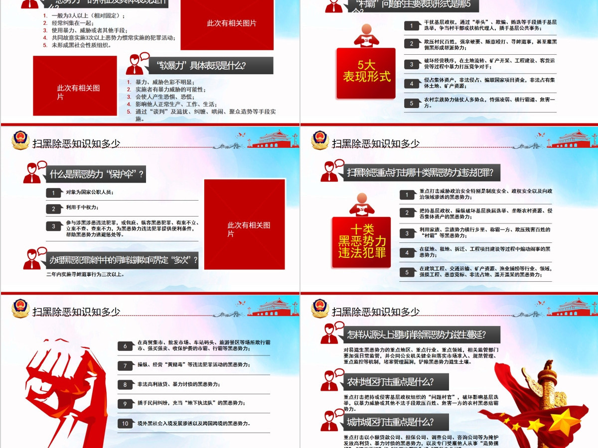 扫黑除恶应知应会知识打击犯罪专项斗争PPT