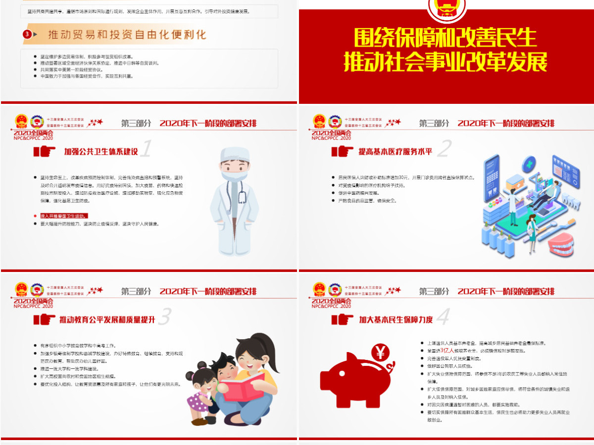 2020年风雨无阻奋勇向前全国两会政府工作报告详细解读党政党建党课ppt 2020年风雨无阻奋勇向前全国两会政府工作报告详细解读党政党建党课ppt