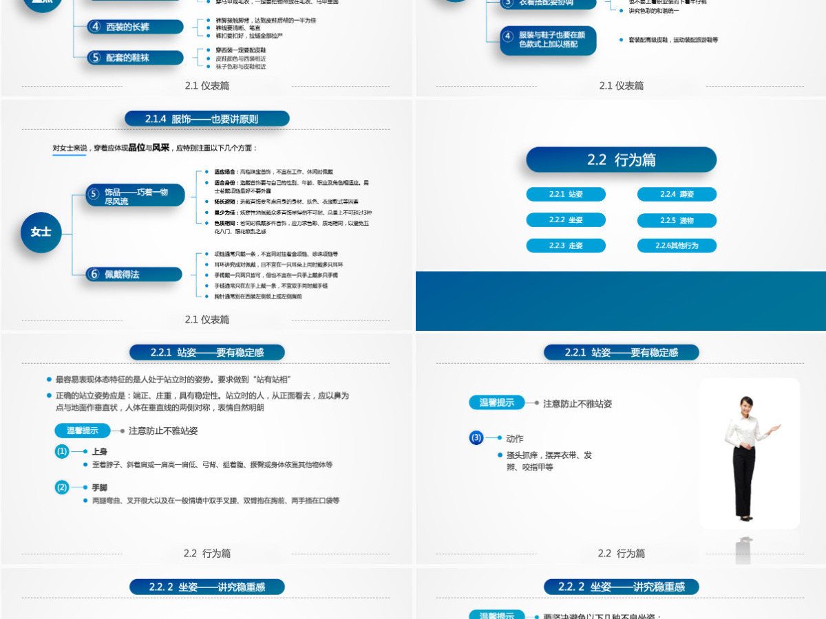 精美全面商务礼仪ppt