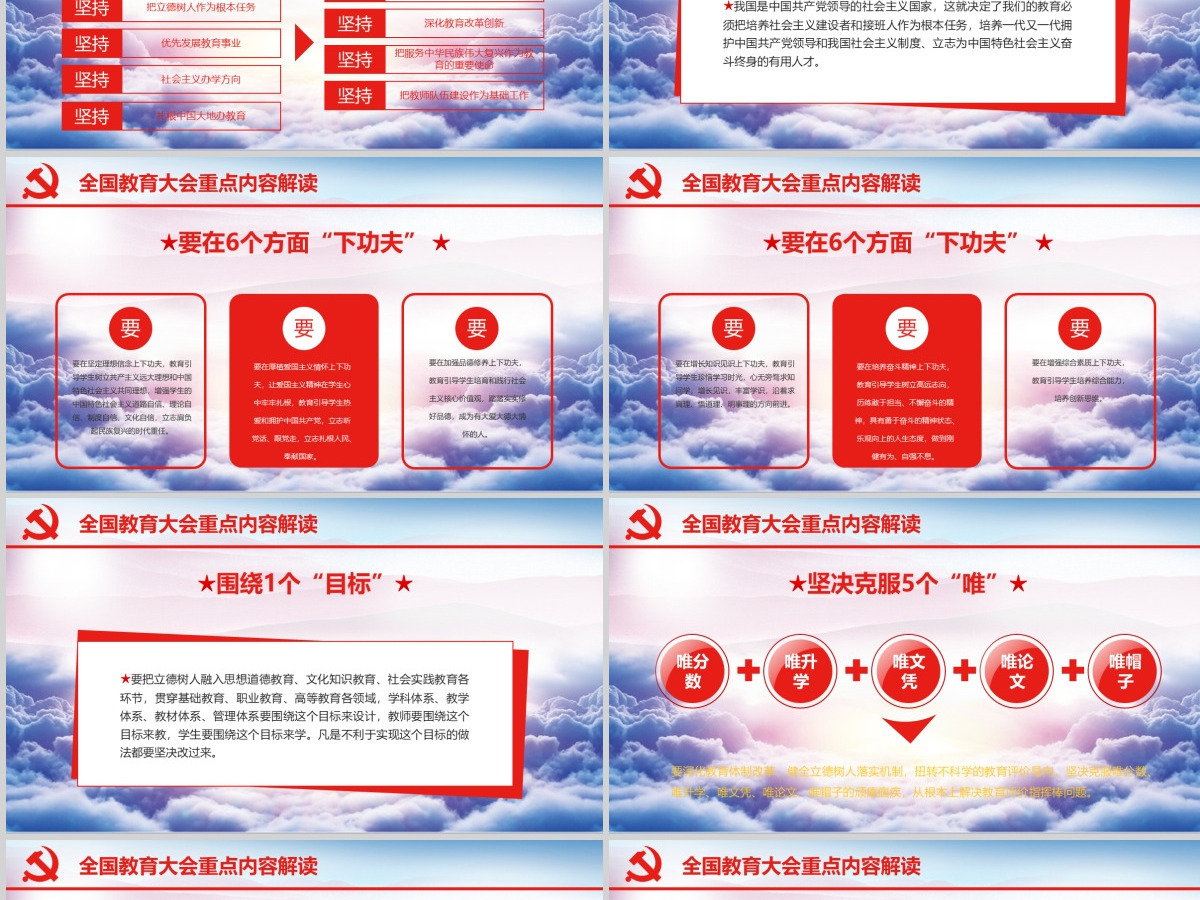 学习聚焦全国教育大会教师节党课党建PPT (Web) 学习聚焦全国教育大会教师节党课党建PPT (Web)