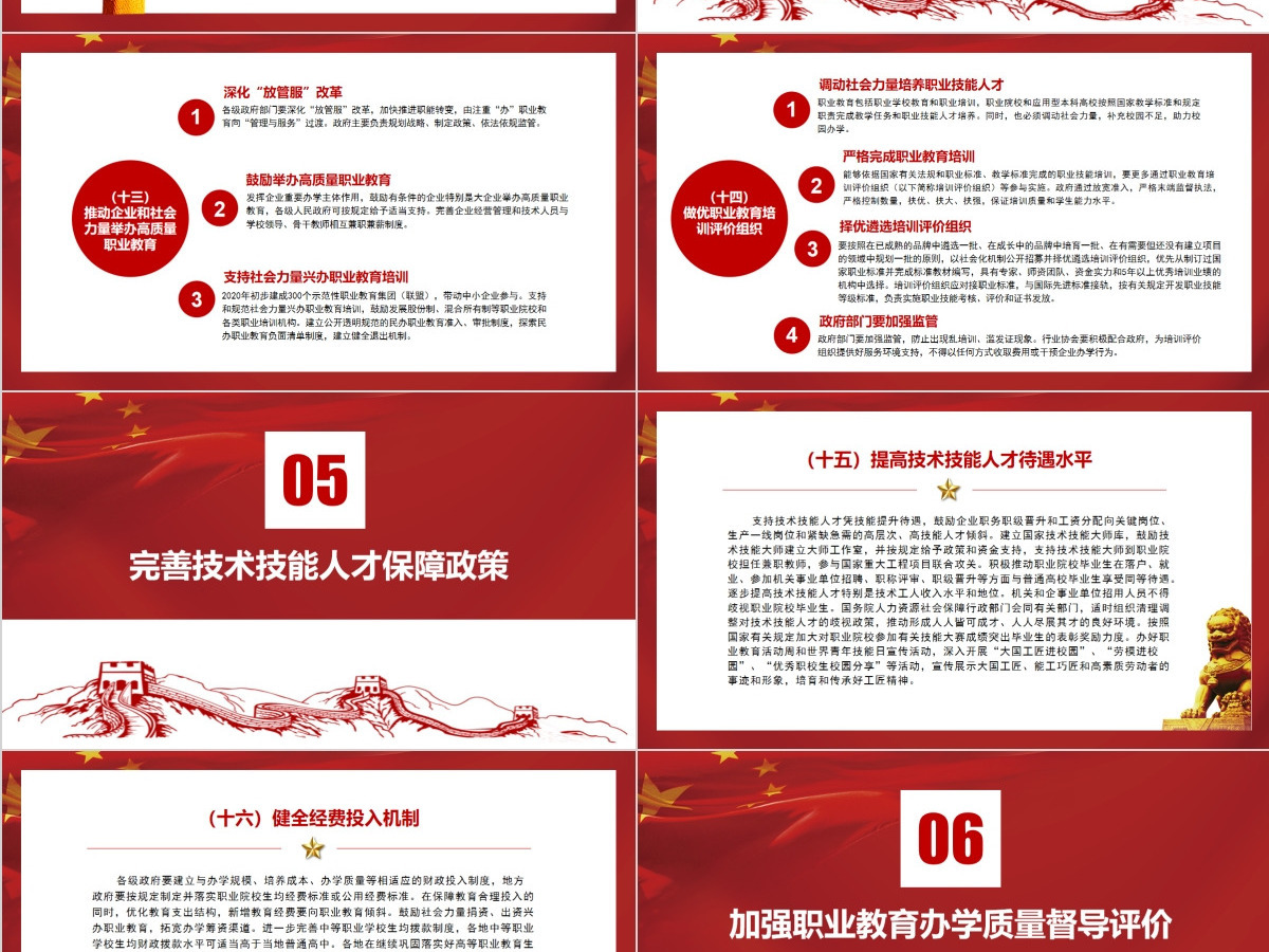 国家职业教育改革实施方案PPT