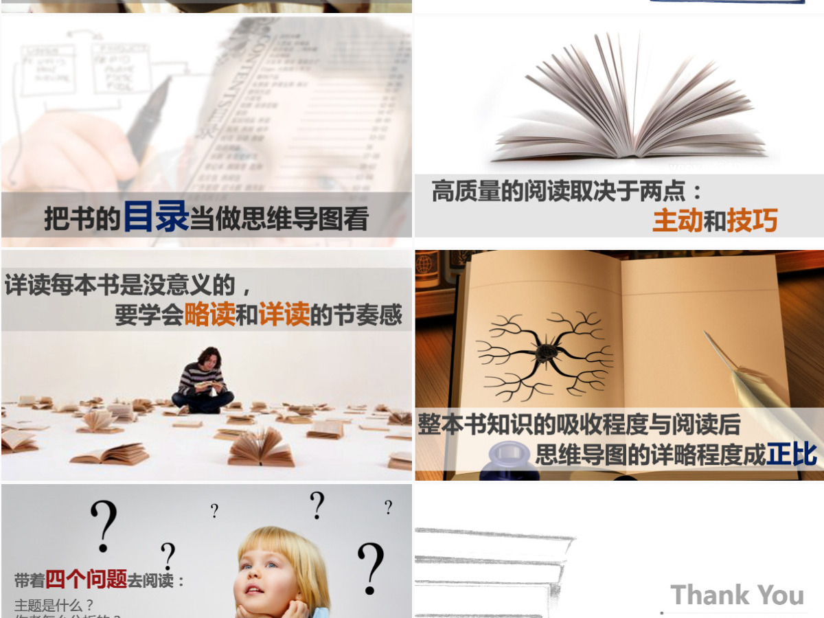 读书分享好书推荐教育教学学习PPT模板幻灯片