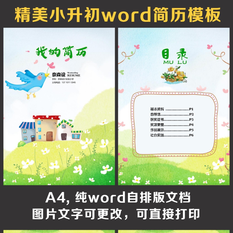 小升初简历 小升初简历