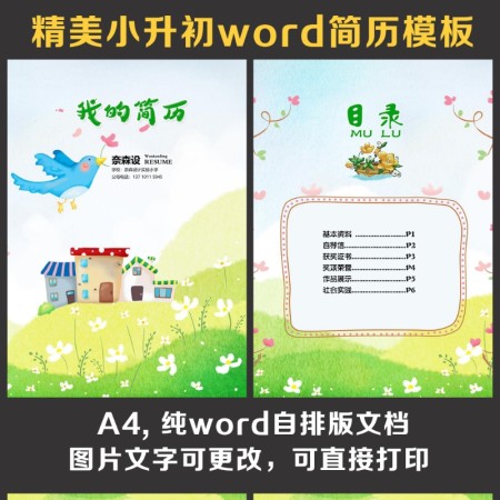 小升初简历 小升初简历