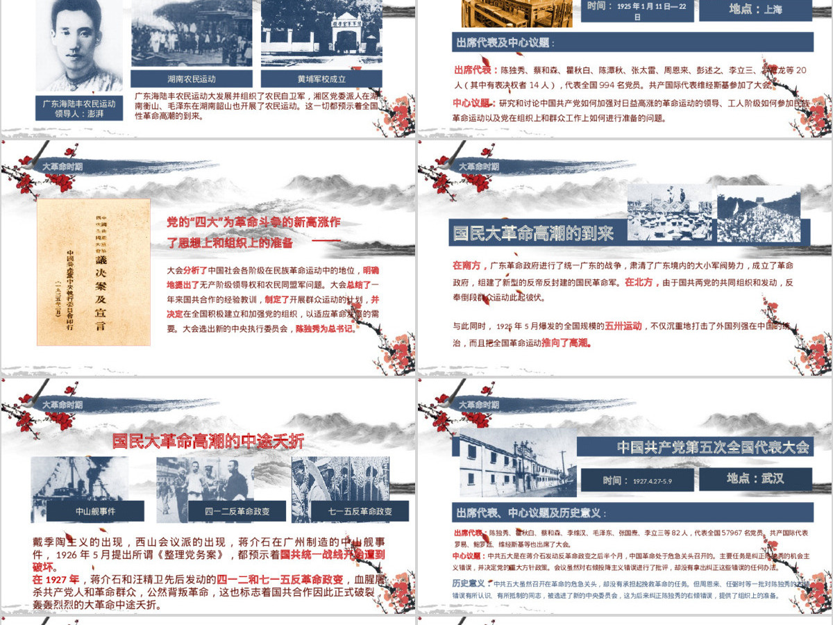 2019党史党课学习中国共产党PPT模板 2019党史党课学习中国共产党PPT模板