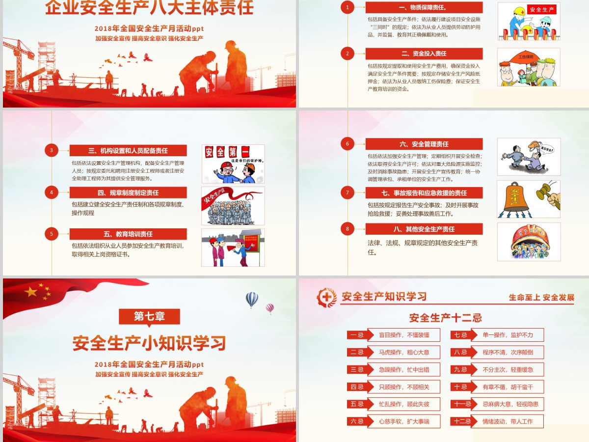2018年安全生产月PPT精讲解读